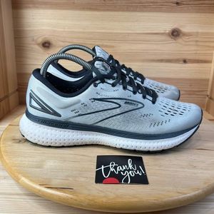 Brooks Glycerin 19 Grey & White Lace Up Running Shoes Women’s Size 9